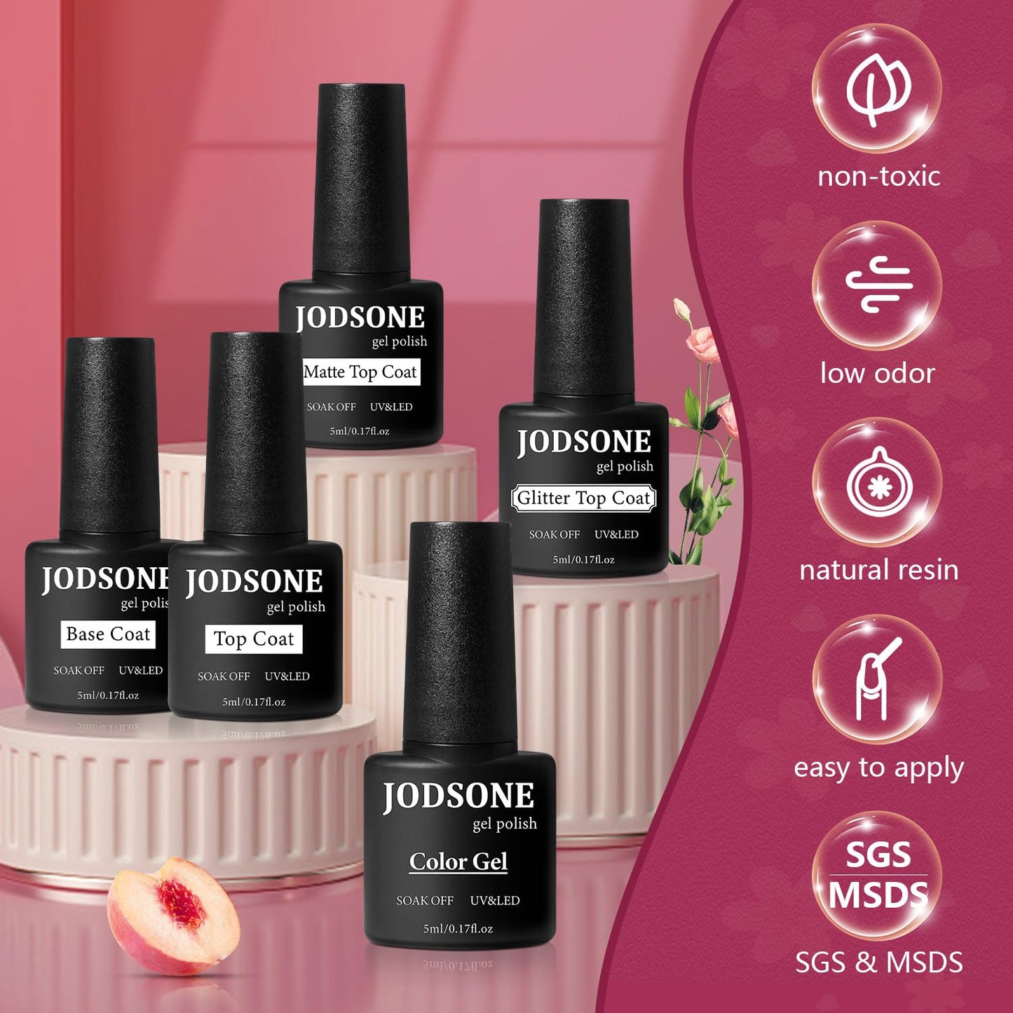 Jodsone nail polish kit packaging overview