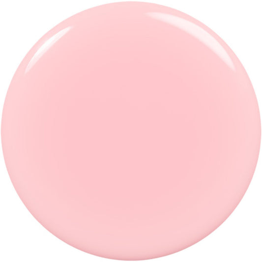 Close up of Essie Sheer Fantasy pink nail polish texture