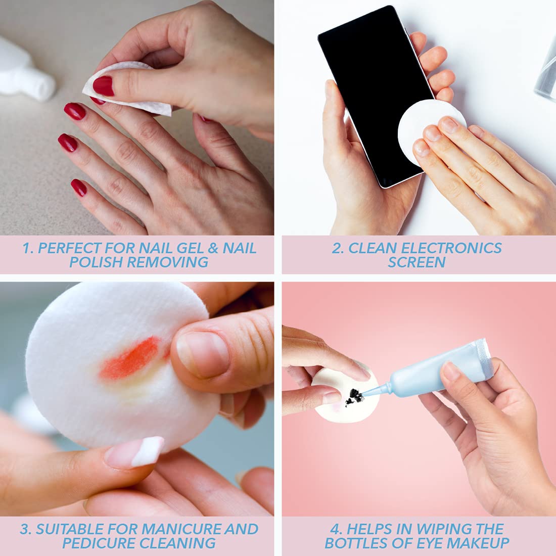 ForPro Professional Collection nail wipes displayed with professional manicure tools