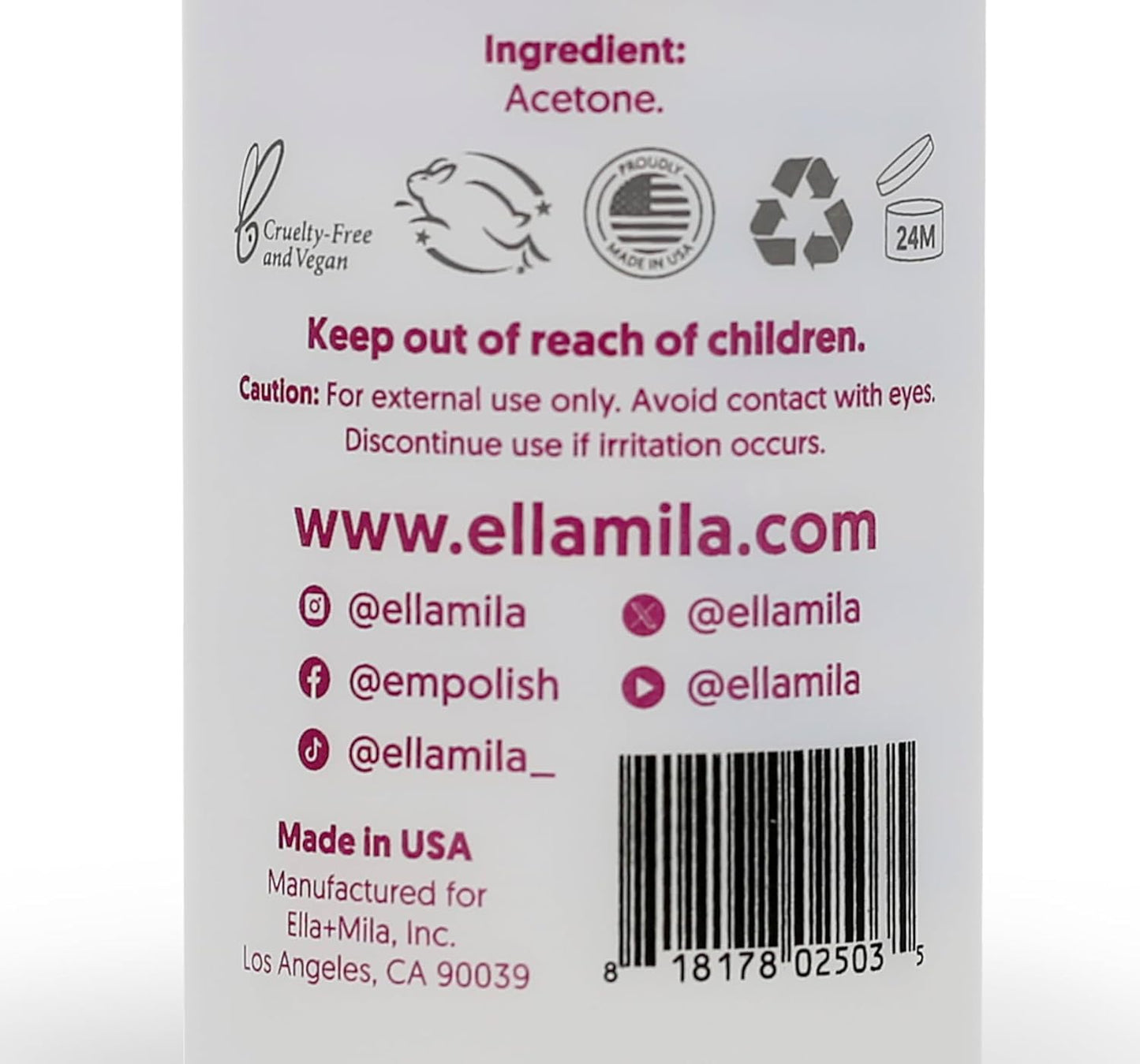 Premium imported nail care product for home manicure maintenance