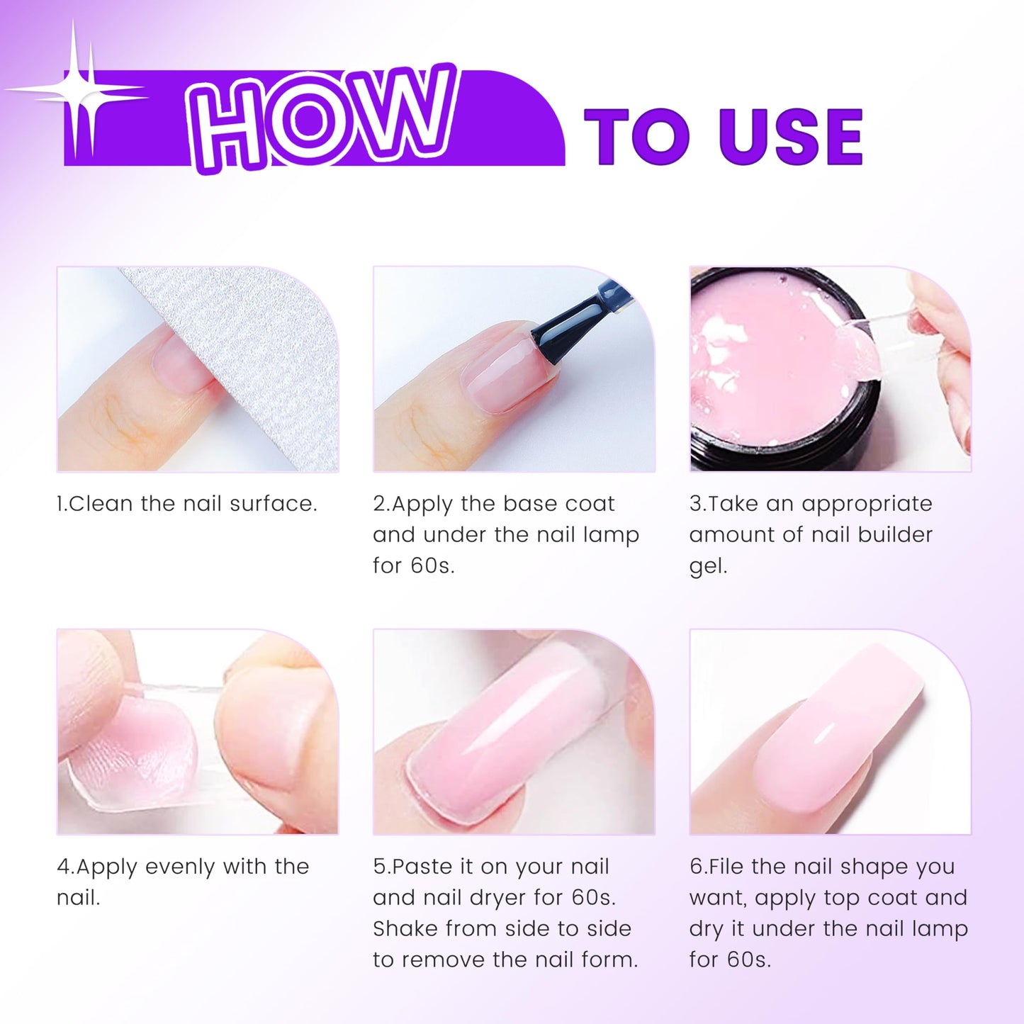 Authentic Aijimei 100g solid nail gel kit packaging