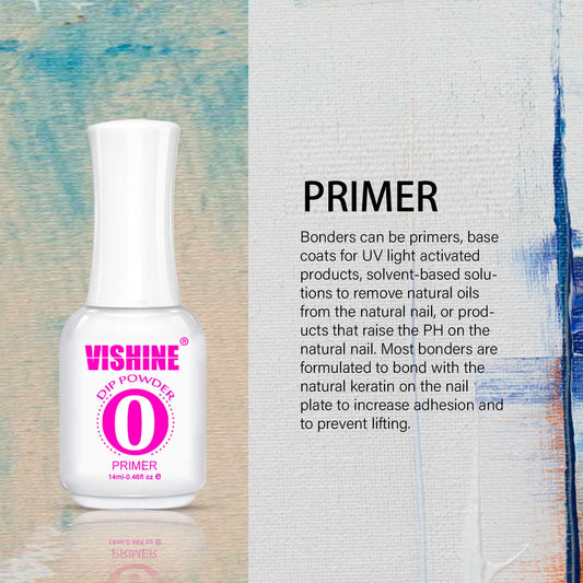 Vishine professional dipping liquids numbered zero to four bottles lined up