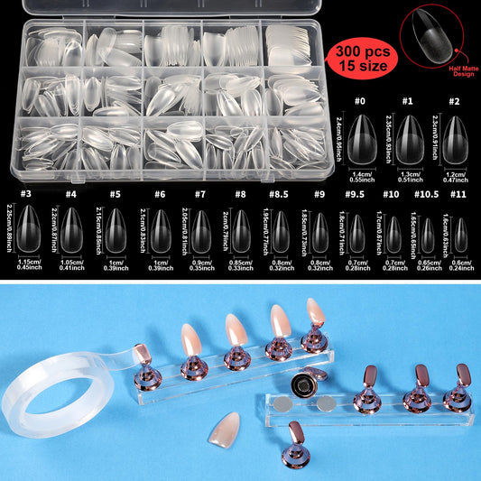 Comprehensive Teenitor nail art starter set with almond tips