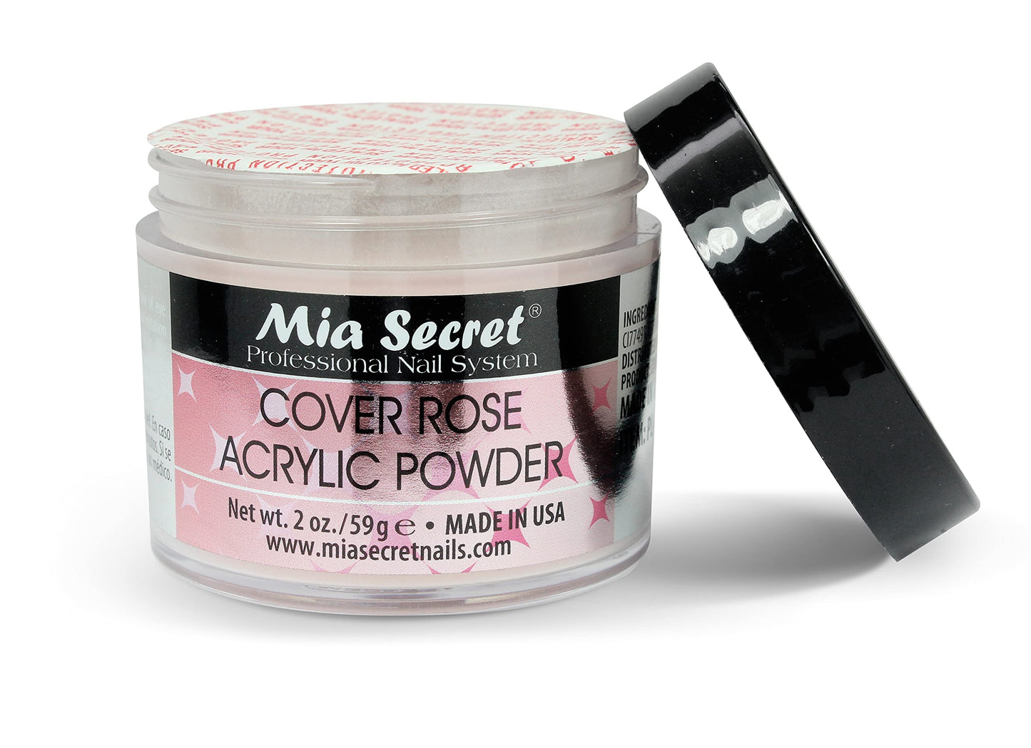 Professional MMA free Mia Secret nail extension product label view