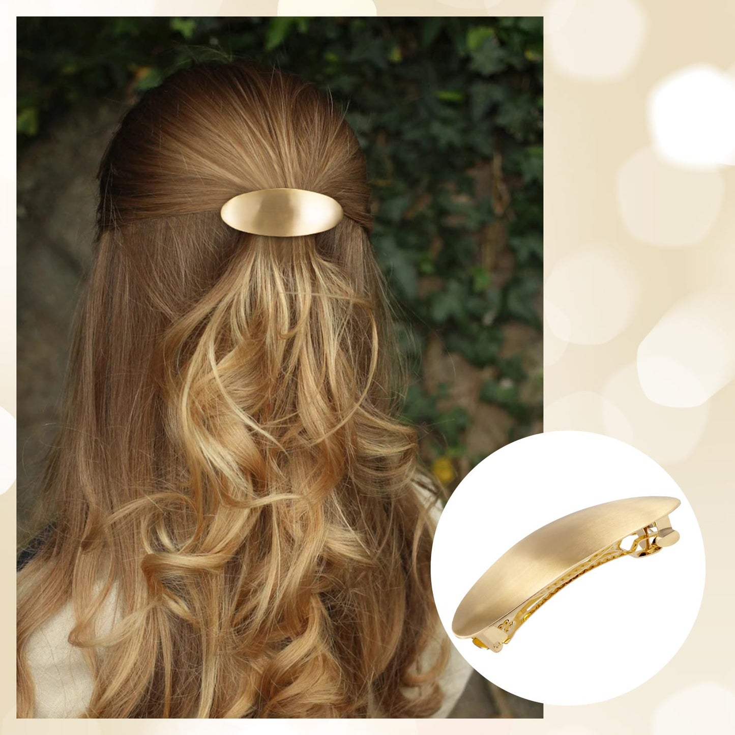 HINZIC non slip large hair clip for women with thick long hair