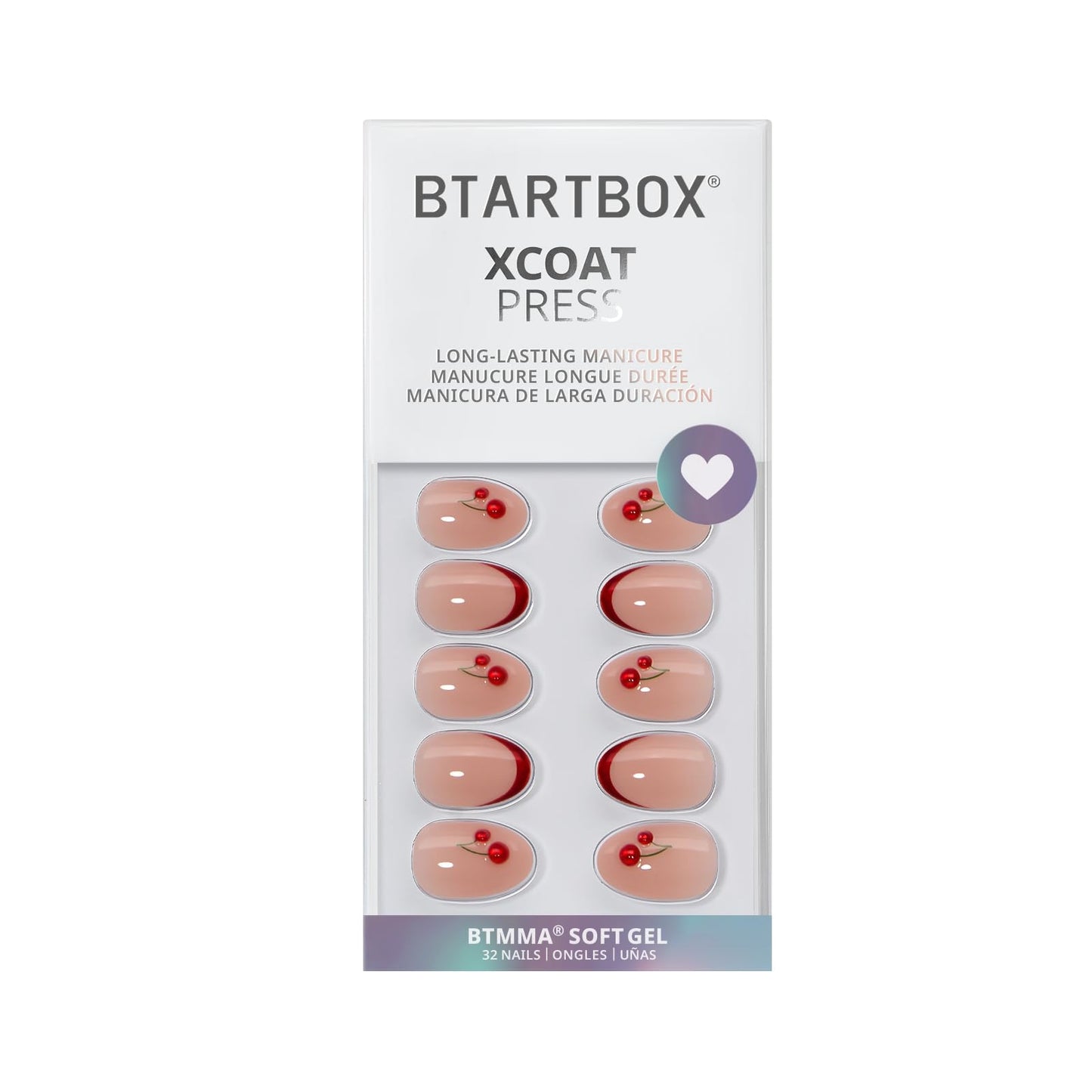 Comparison of different sizes available in BTArtbox nail kit