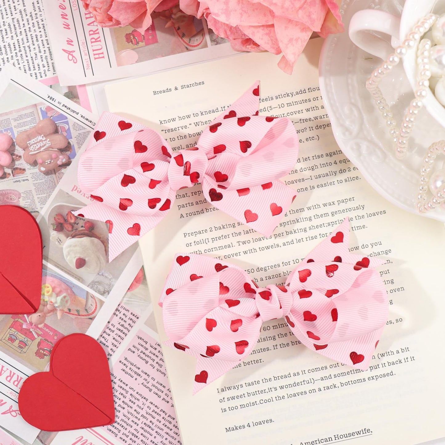 YanJie hair accessories in heart pattern for daily wear