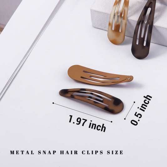 Cptots 20 piece metal hair clip set for fine hair