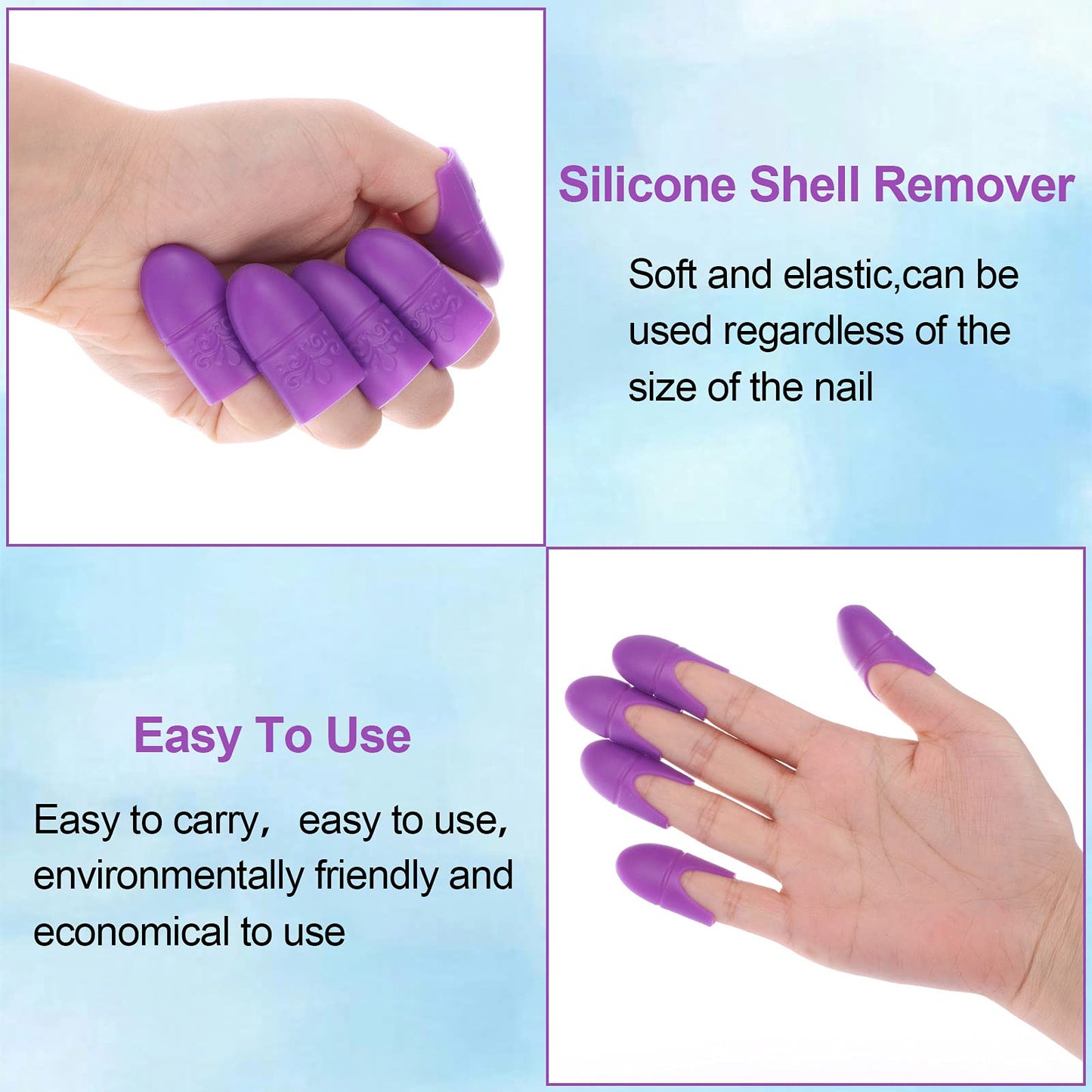 Professional manicure tool included with Piaopiaoniu finger protector set