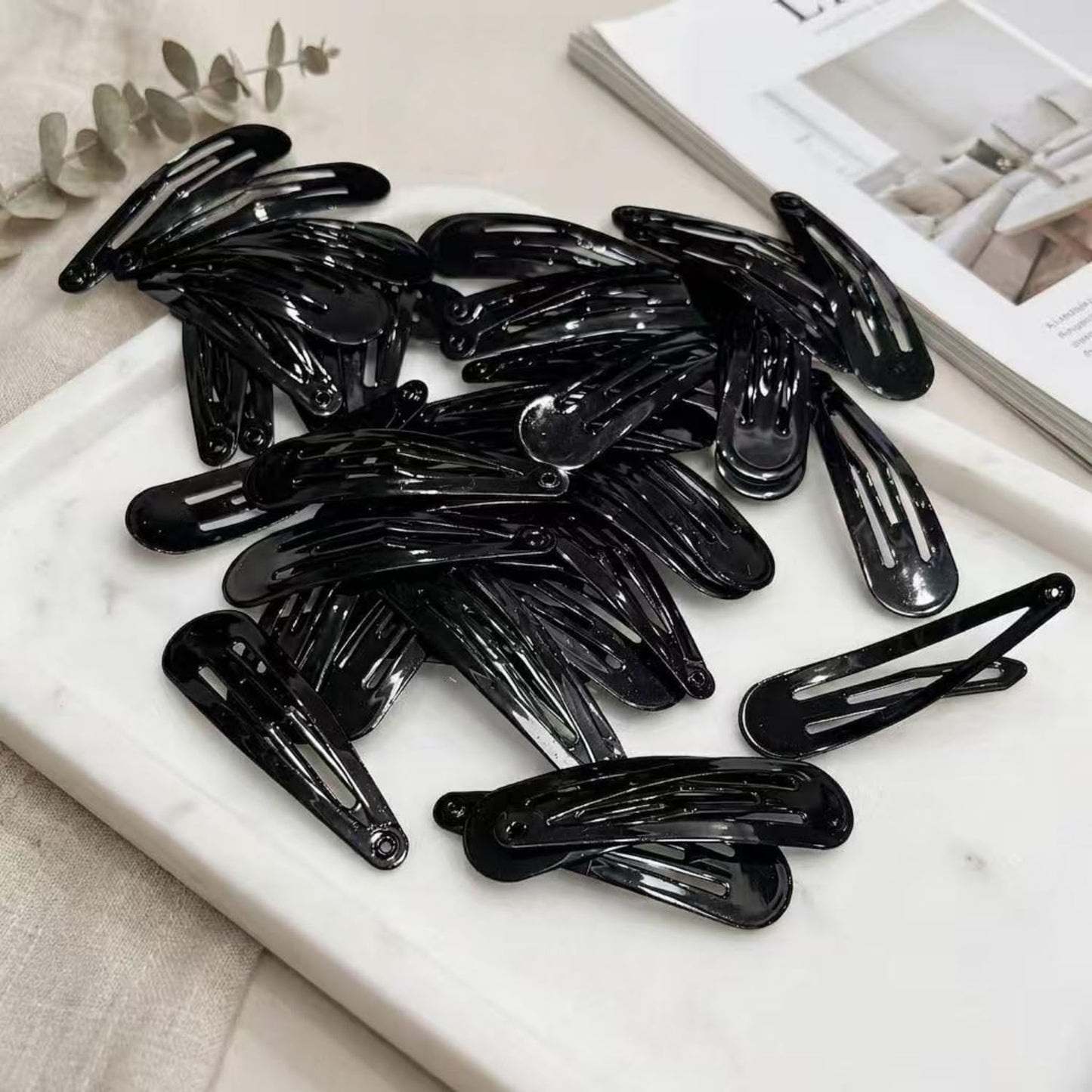 PIDOUDOU imported 40 piece bulk hair clip set ideal for beauty routines and crafts