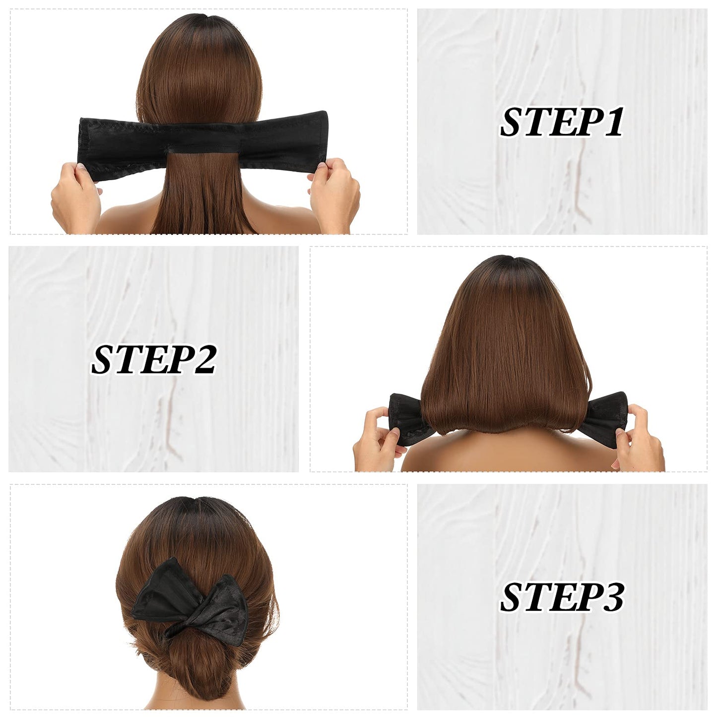 Compact packaging of the imported Syhood heatless hairstyle twister set.