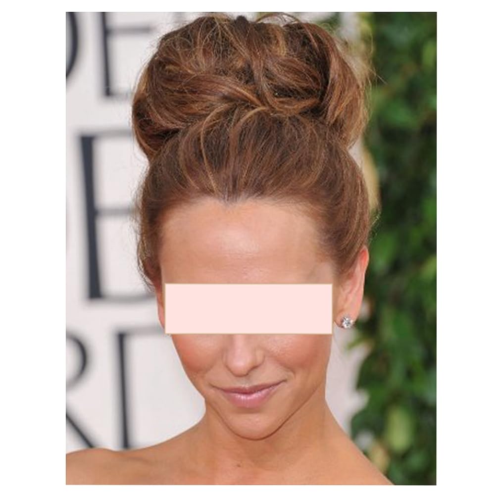 Durable nylon mesh hair ring for thick heavy hair volume amplification
