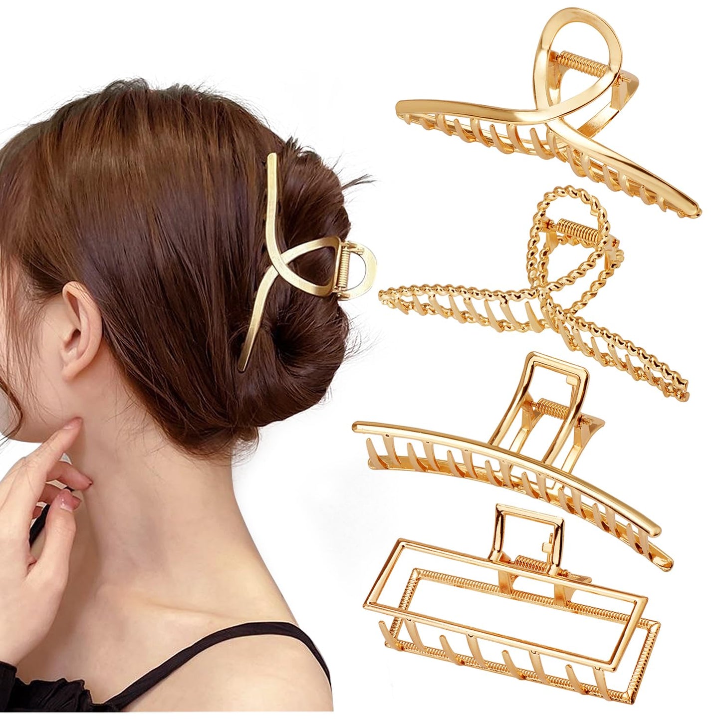 Comparison of different styles in Parcce 4 pack metal clips