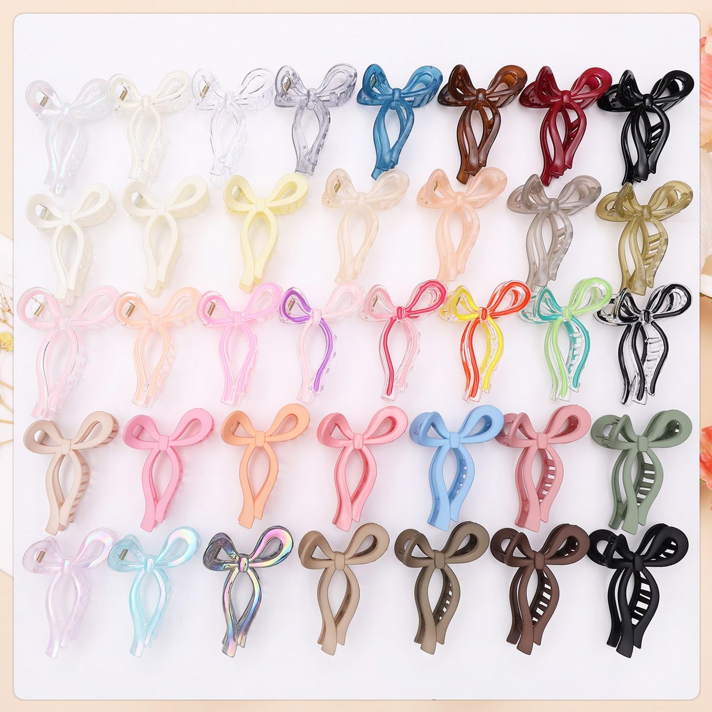 Authentic imported hair styling clips collection