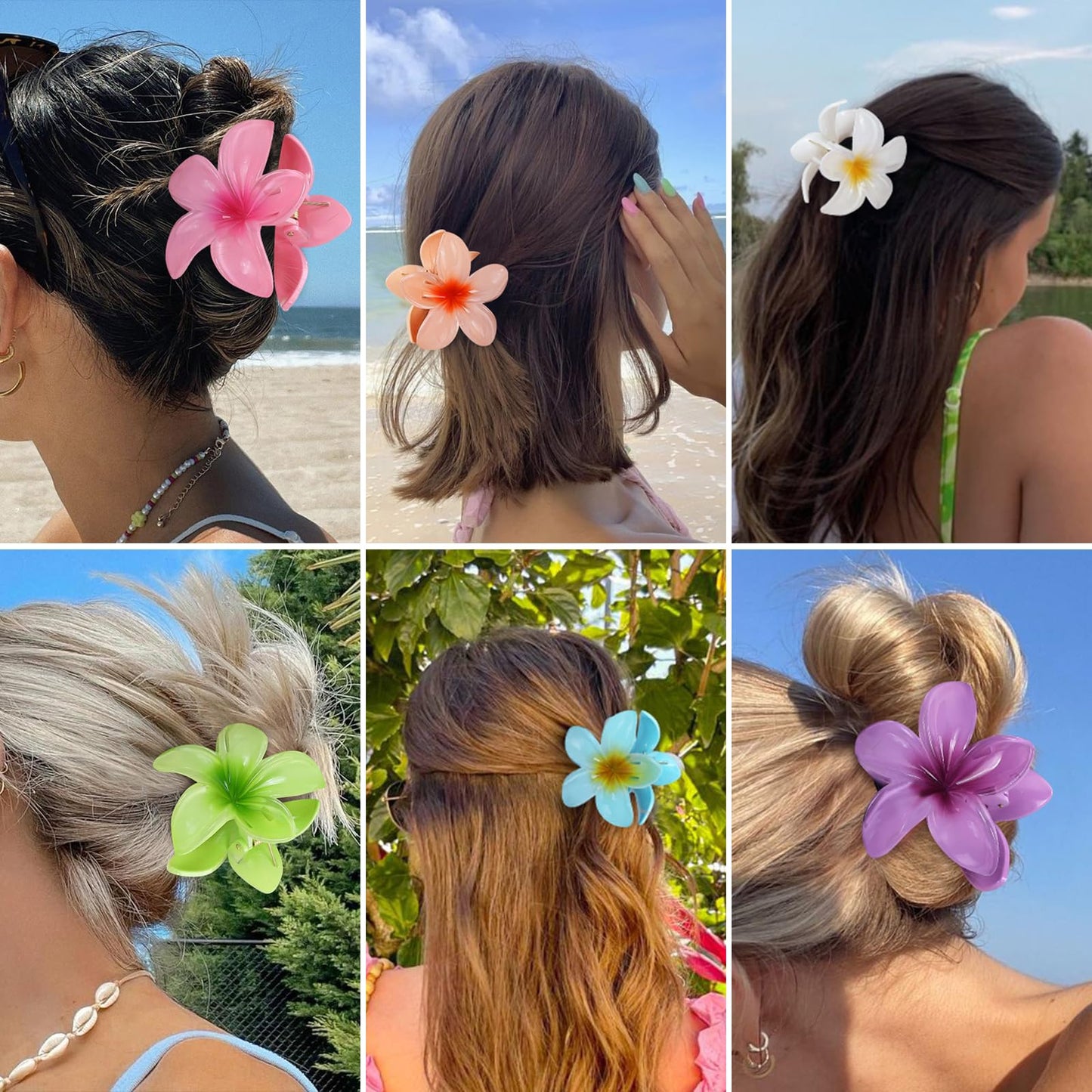 Side profile of Sisiaipu Hawaiian hair accessories for women
