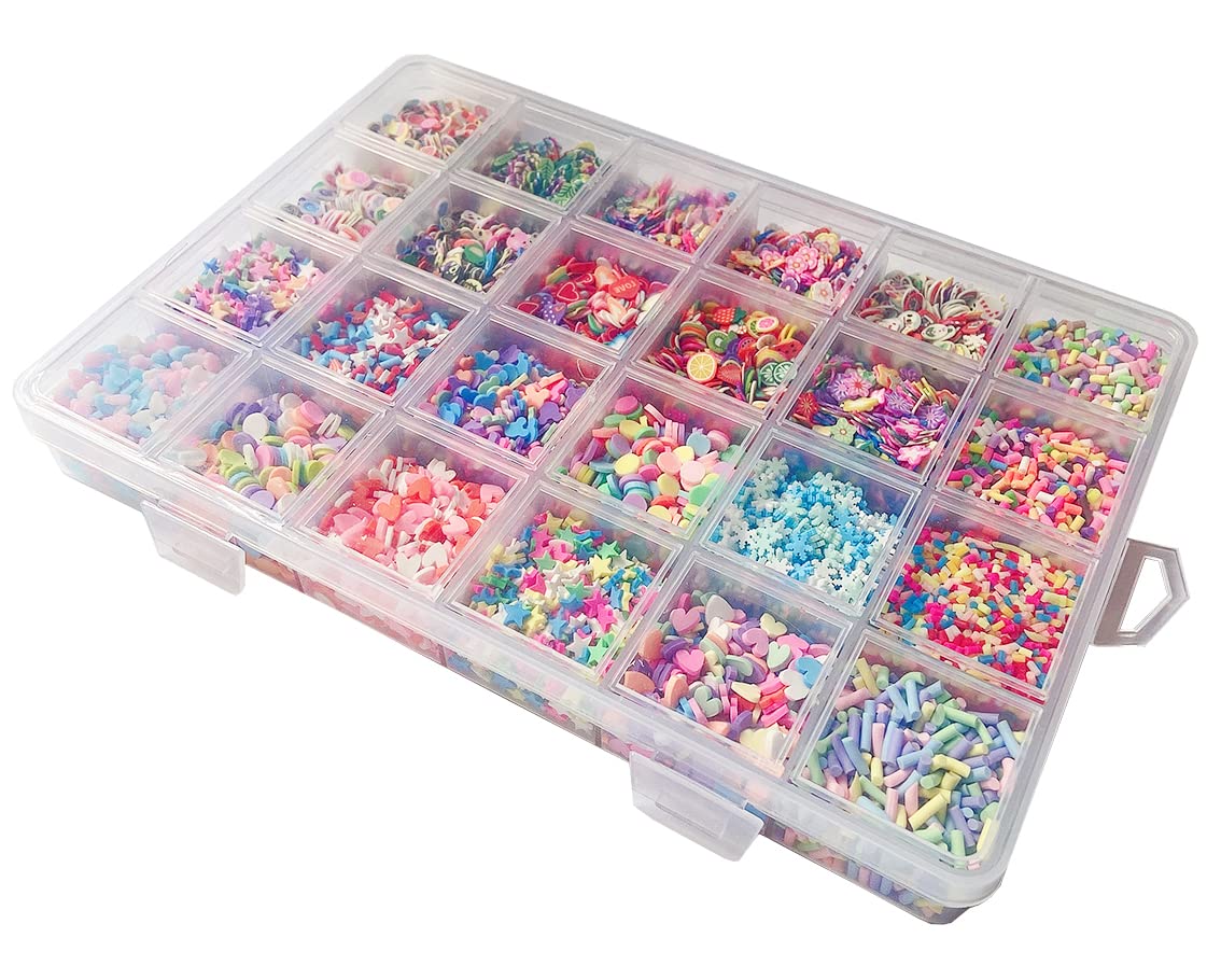 Authentic EHOPE craft supplies packaging highlighting the premium quality resin and clay sprinkles assortment