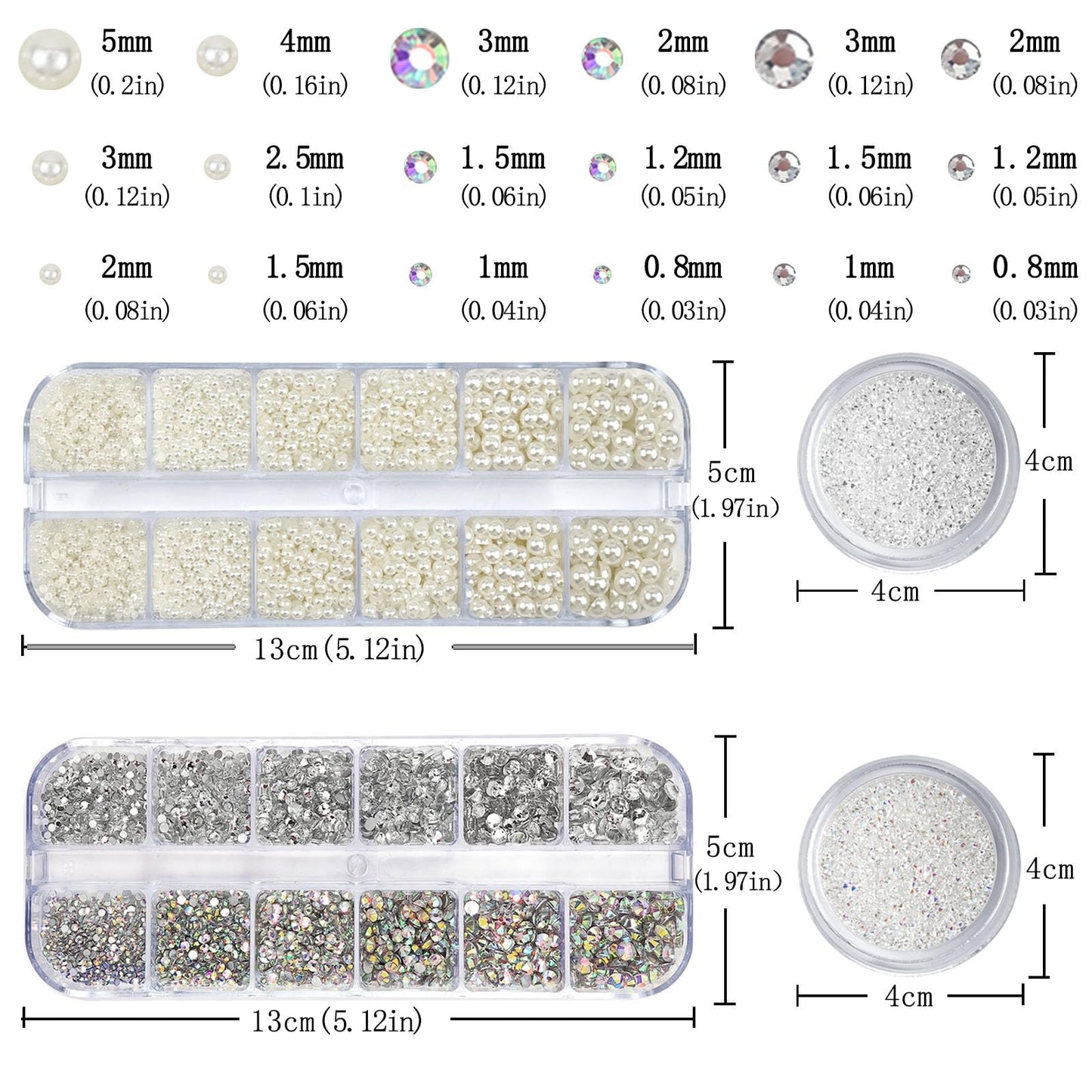 High quality imported nail charms for DIY manicure