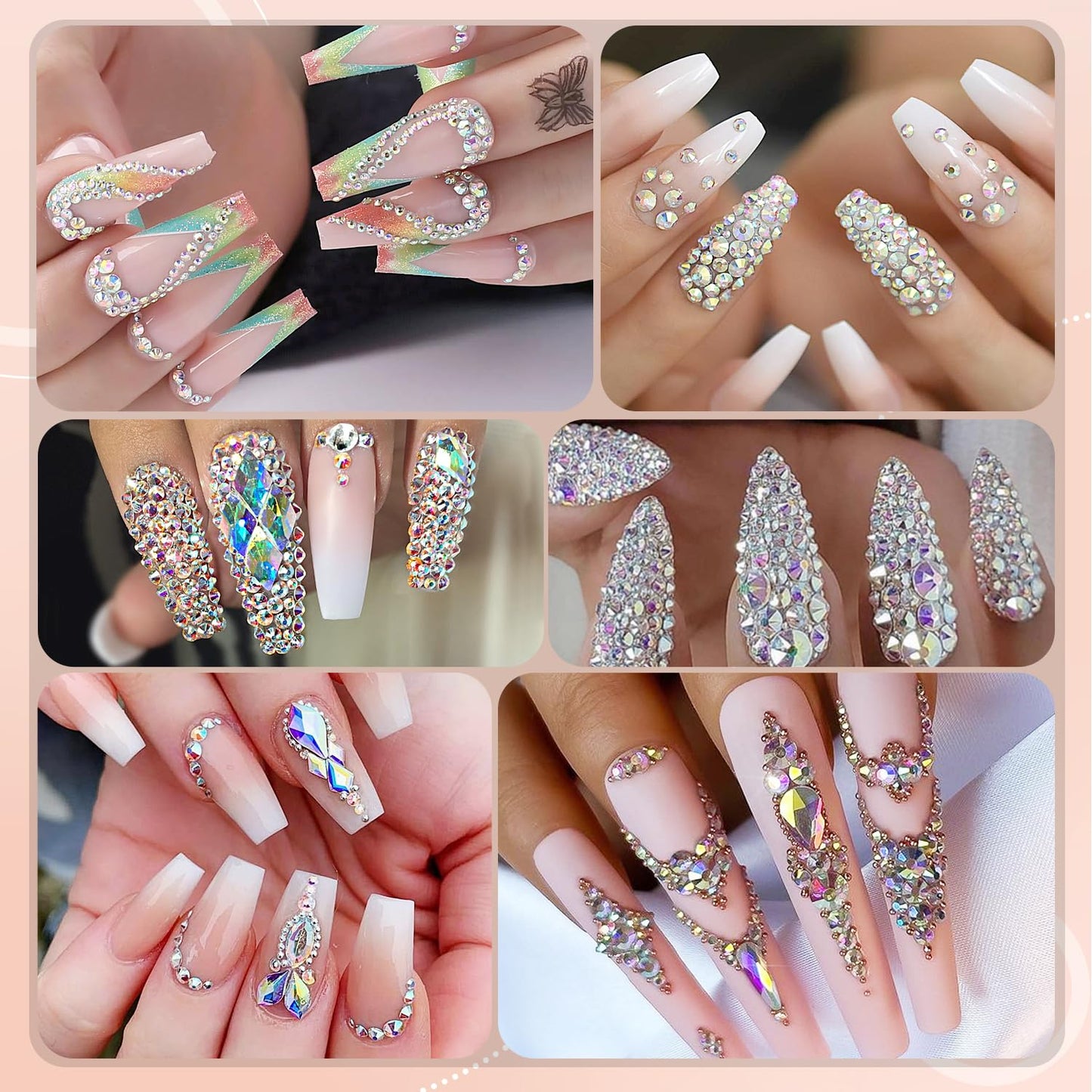 Example of nail art created with Belleboost kit