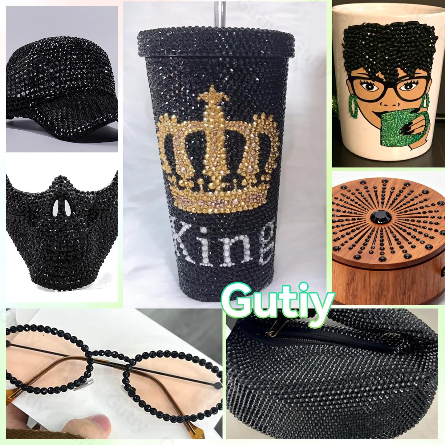 Succi Shan kit contents for face makeup and craft art