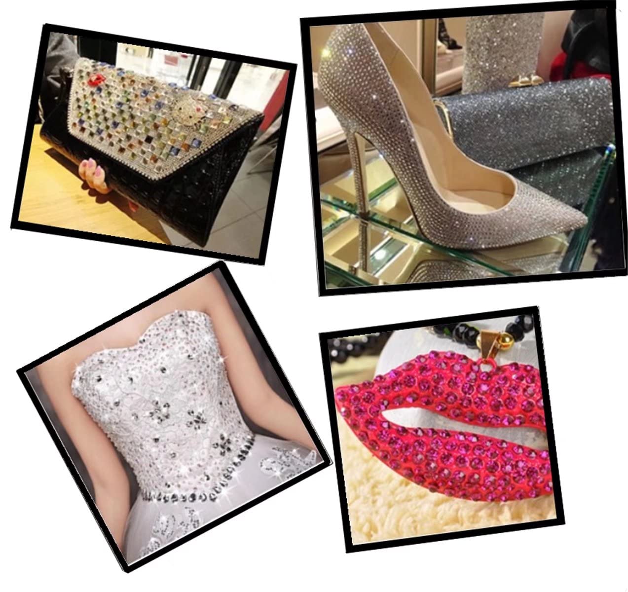 Kdkyy light pink DIY rhinestones for luxury craft projects