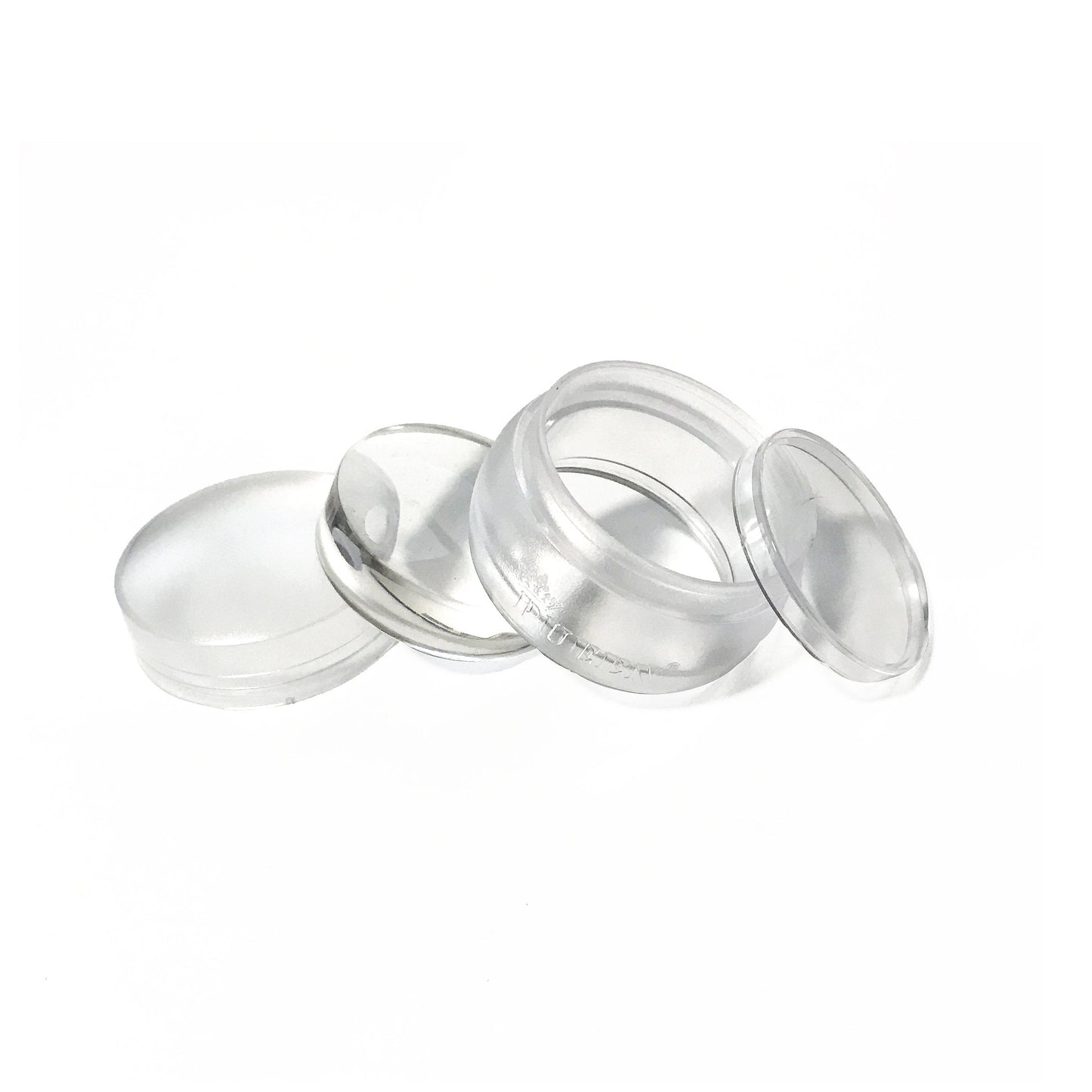 Top view of Pueen chunky clear jelly stamper for nail design