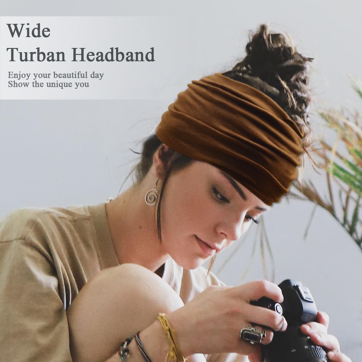 Set of six moisture-wicking headbands for fitness