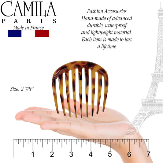 Tokyo tortoise shell side comb for French twist