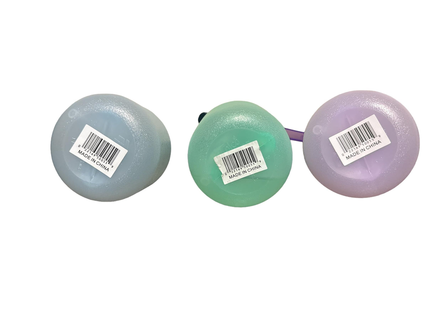 Three professional eight ounce frosted plastic applicator bottles with ergonomic handles for gardening and hair styling.