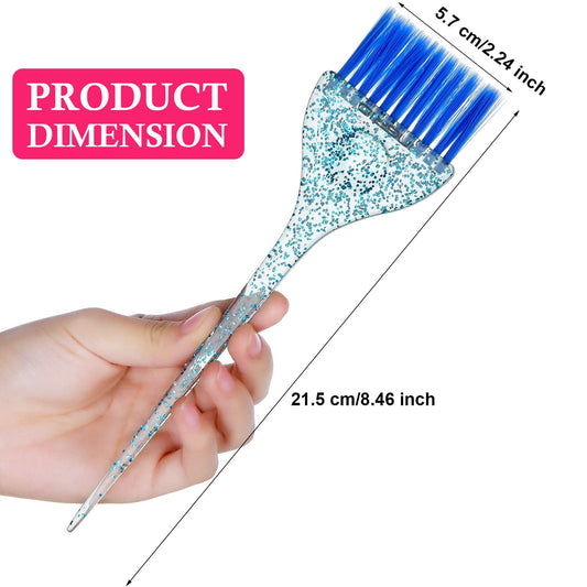 Patelai hair coloring brushes with soft bristles and glitter handle