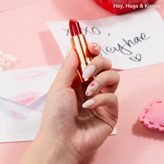 Heyhae gel nail strips kit components and packaging