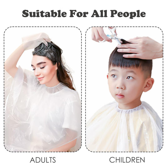 Iensen hair color cape unfolded showing large coverage area