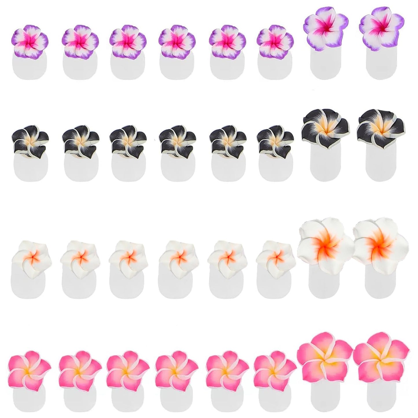 Compact and colorful nail art tools for toe separation