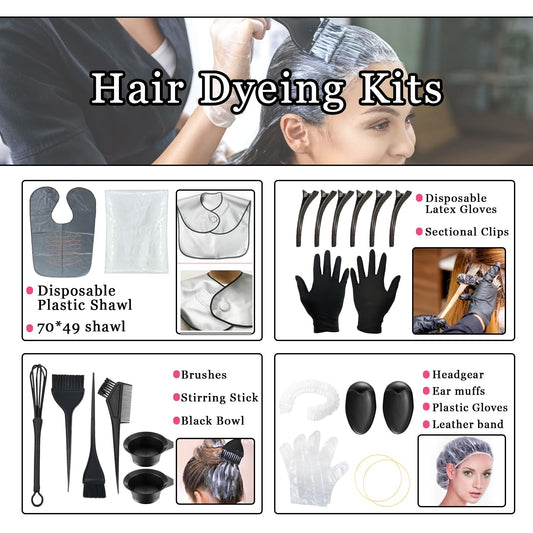 Close up view of the black silicone hair color mixing bowl and plastic blending tool