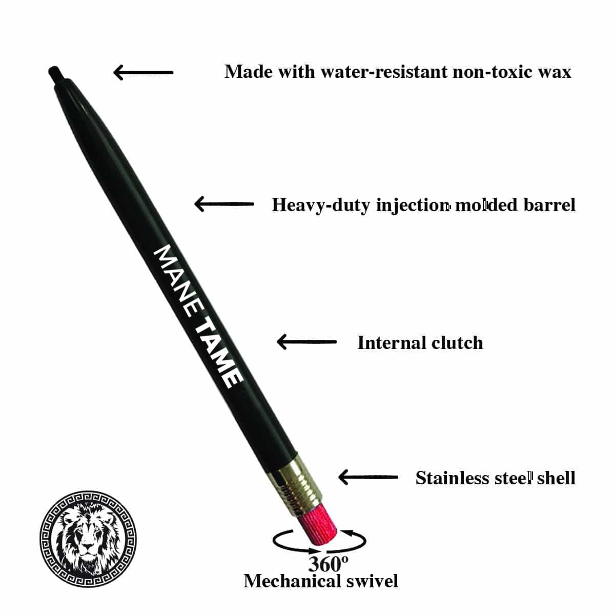Authentic USA imported Mane Tame beard styling pencil set for precision grooming