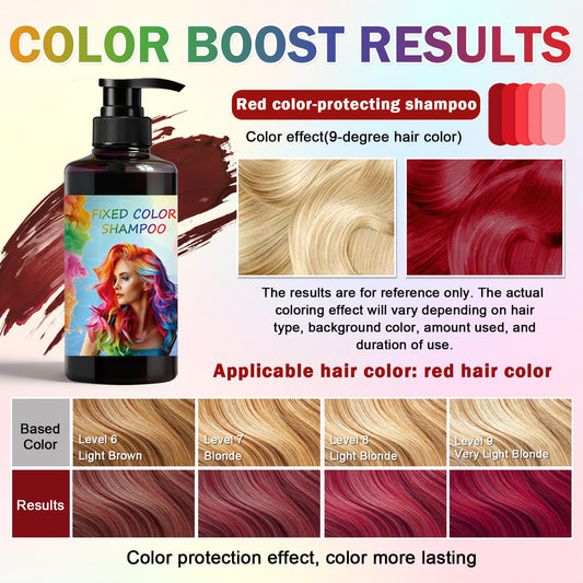 AOAZXBB Red Color Depositing Conditioner tube showcasing vegan and cruelty free logos
