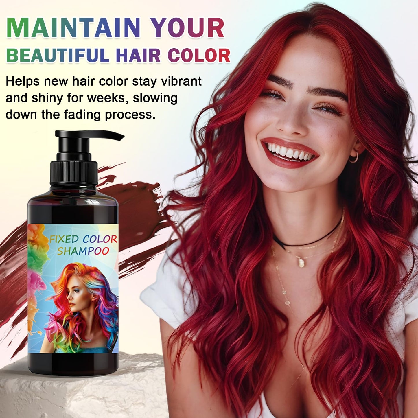 AOAZXBB 3-in-1 Red Color Depositing Conditioner premium USA imported hair care selection