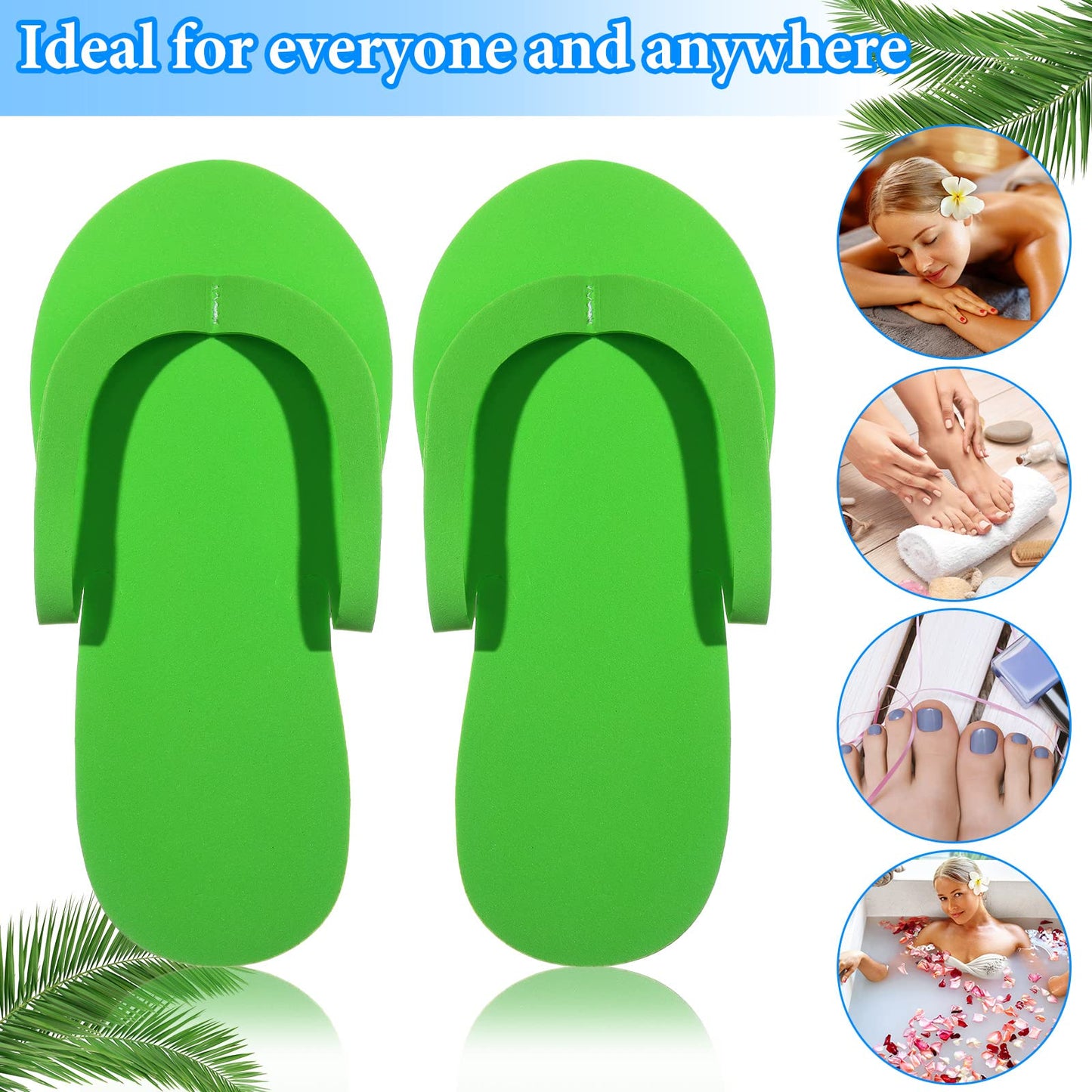 Multicolor collection of Janmercy bulk pedicure slippers