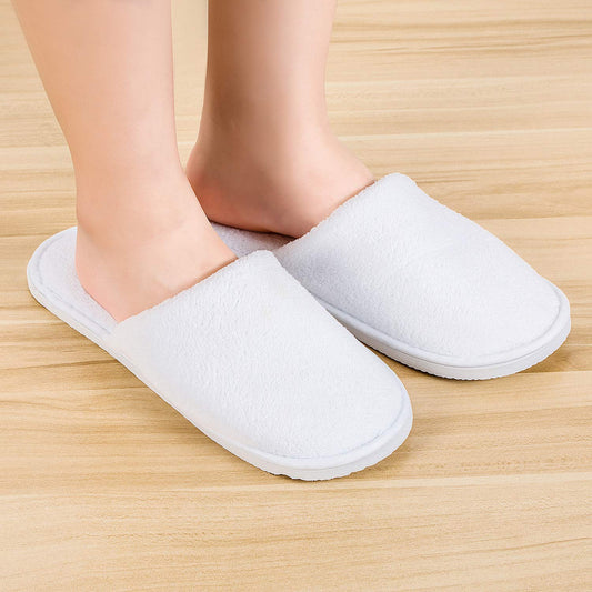 AhfuLife premium non slip unisex disposable guest slippers for bedroom use