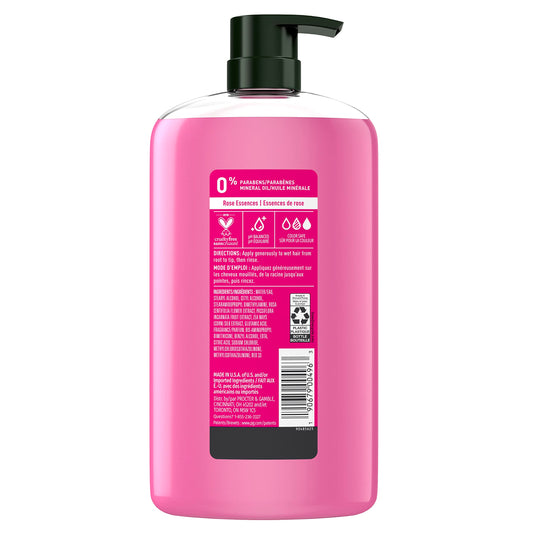 Herbal Essences Color Me Happy Conditioner close up view of pump dispenser and label details