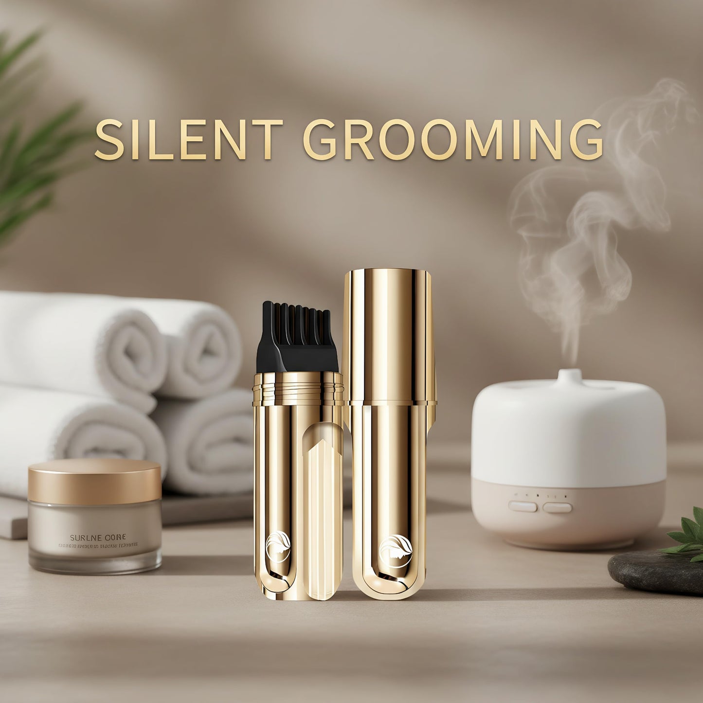 Travel friendly hair color stick for root maintenance