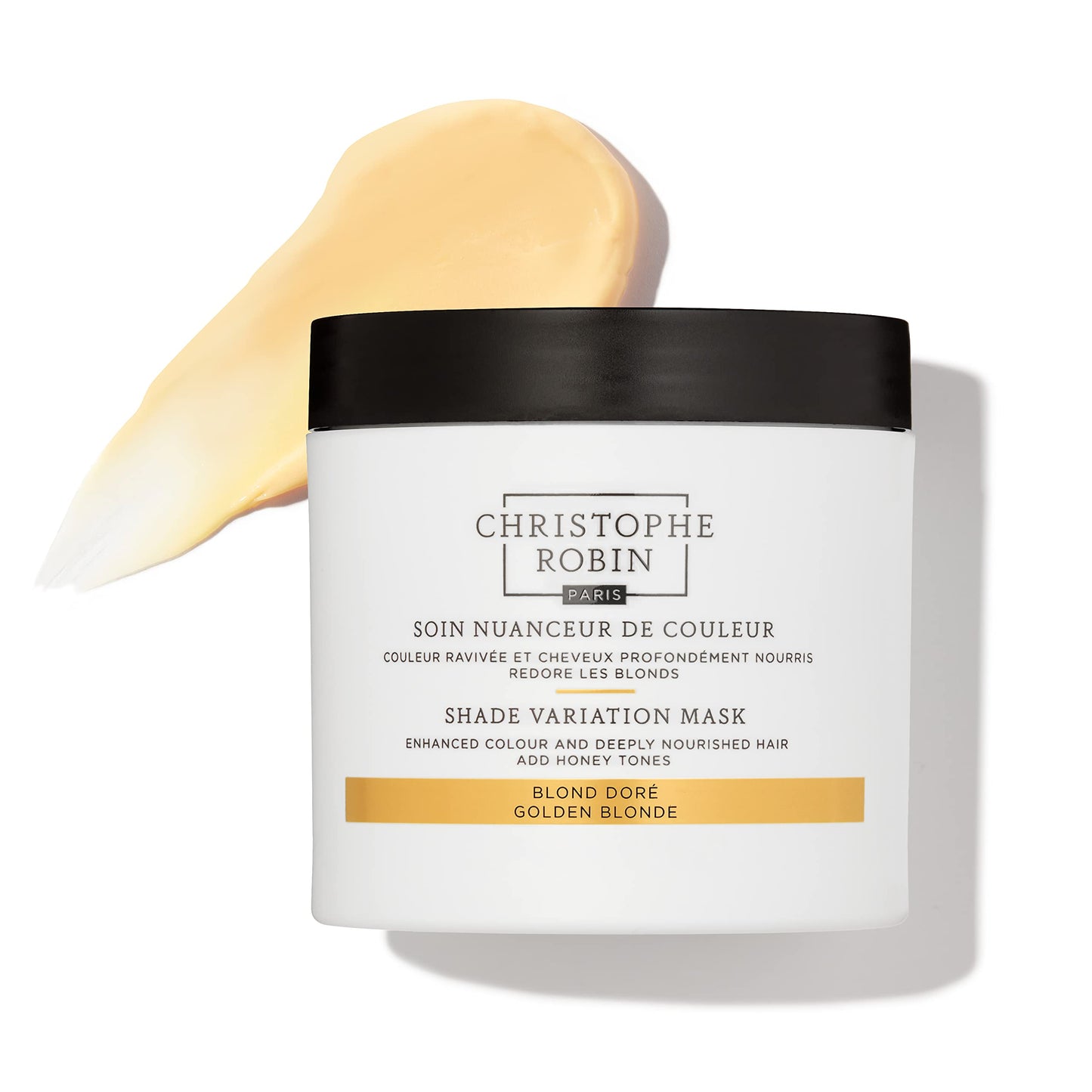 Golden Blonde shade variation care mask bottle side angle view