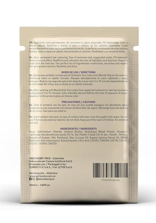 Blondz Only purple toner sachet for blonde hair