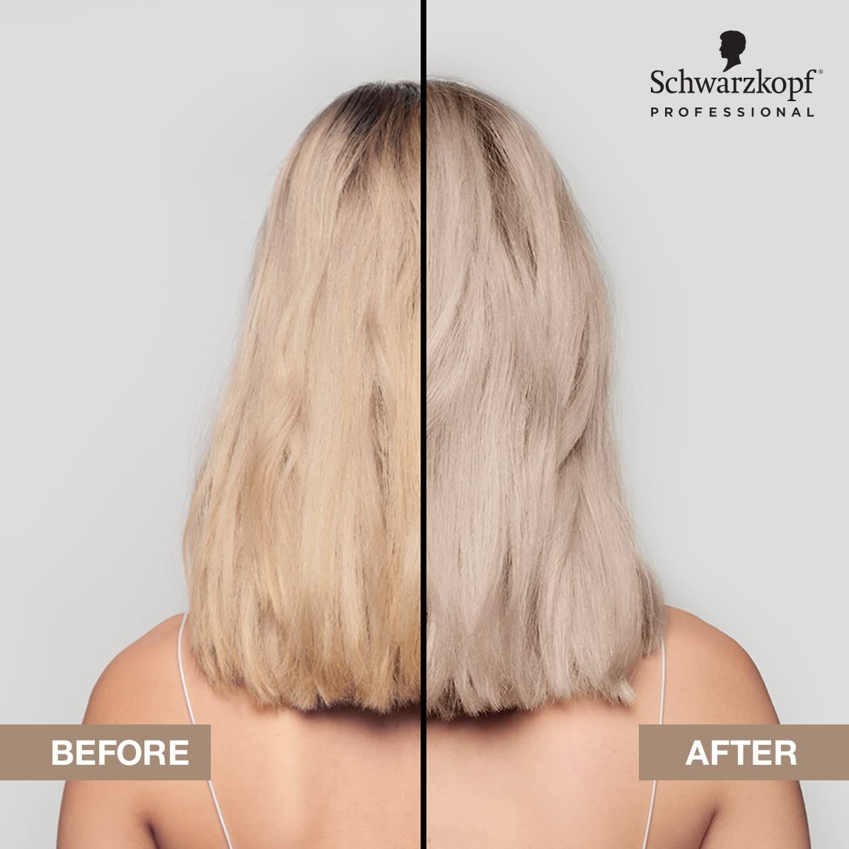 Schwarzkopf BlondMe Cool Blondes 200ml jar showcasing genuine anti breakage formula
