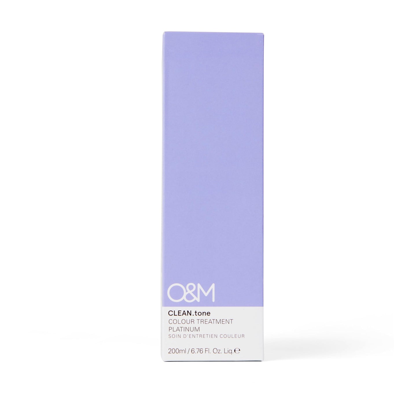 Premium imported O&M salon hair care treatment for clean blonde tones