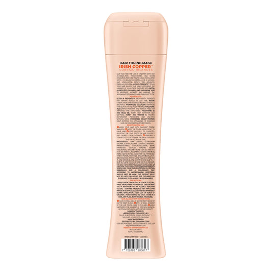 Naissant copper color depositing hair mask bottle showing product details