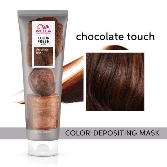 Wella temporary color depositing hair mask tube showing brand and variant information
