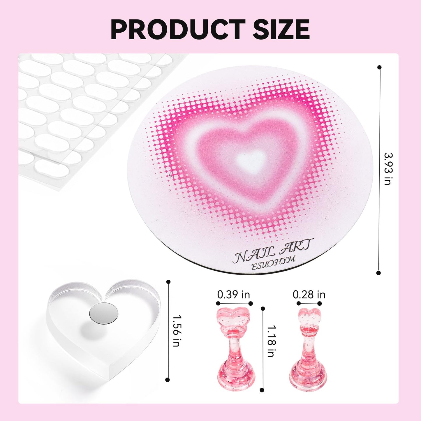Complete magnetic nail display set for salon use