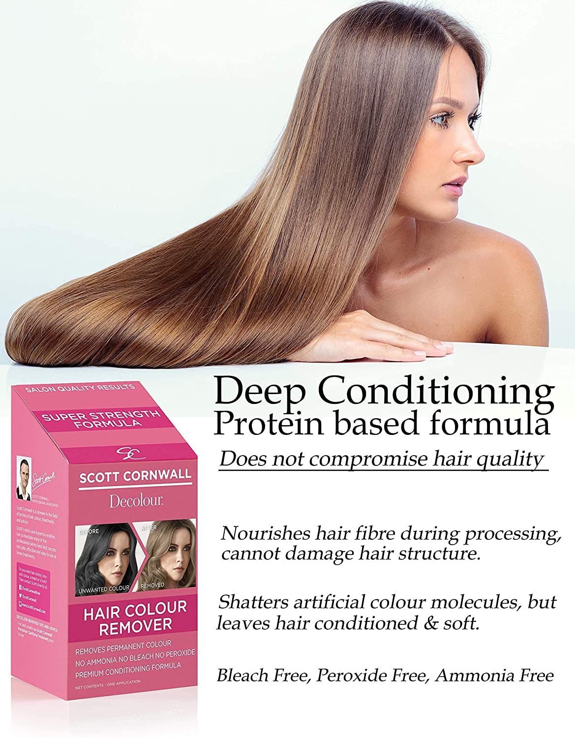 Professional hair color removal kit Scott Cornwall