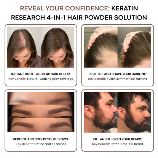 Keratin Research Hairline Filler mushroom applicator detail