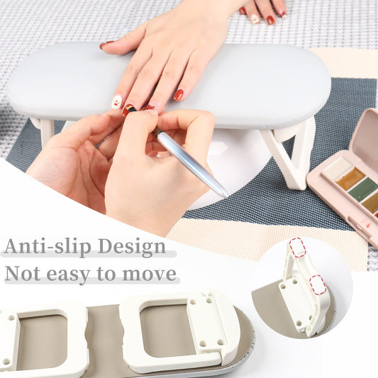Subay nail arm rest with PVC table mat setup